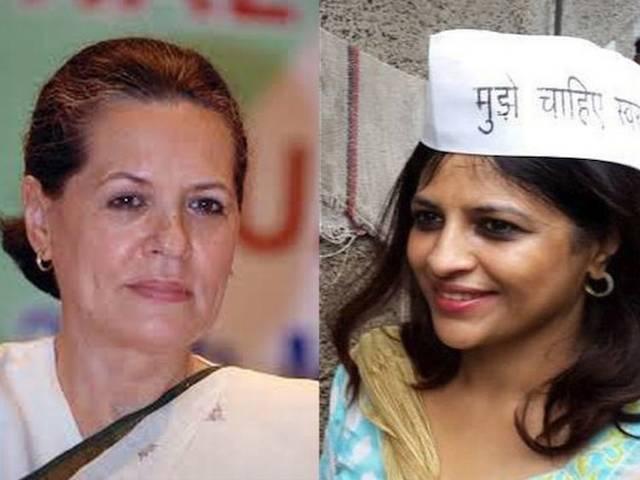 सोनिया गांधी के खिलाफ चुनाव लड़ सकती हैं शाजिया इल्मी सोनिया गांधी के खिलाफ चुनाव लड़ सकती हैं शाजिया इल्मी