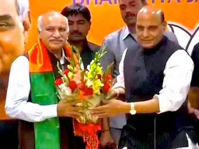 वरिष्ठ पत्रकार एम जे अकबर बीजेपी में शामिल वरिष्ठ पत्रकार एम जे अकबर बीजेपी में शामिल