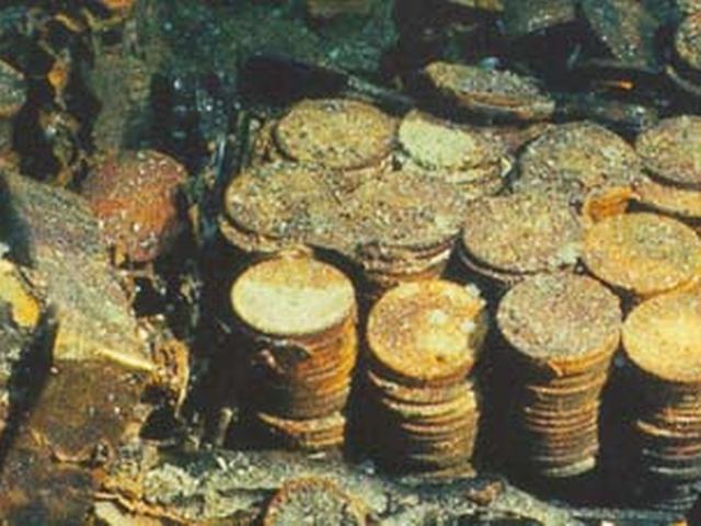 157 साल पहले डूबे जहाज से निकाला गया 1000 औंस सोना 157 साल पहले डूबे जहाज से निकाला गया 1000 औंस सोना