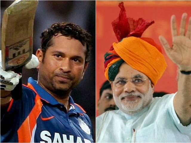 चुनाव में ट्विटर पर मोदी को पछाड़ आगे निकले तेंदुलकर चुनाव में ट्विटर पर मोदी को पछाड़ आगे निकले तेंदुलकर