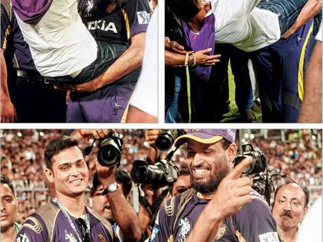 नाइटराइडर्स की जीत के बाद शाहरुख ने खाई ममता बनर्जी के साथ फिश फ्राई नाइटराइडर्स की जीत के बाद शाहरुख ने खाई ममता बनर्जी के साथ फिश फ्राई