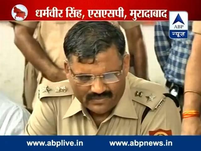 मुरादाबाद में तनाव पर पुलिस का बयान, बीजेपी ने वोट के लिए माहौल बिगाड़ा muradabad_tension_bjp_protest
