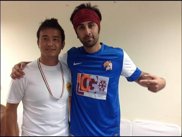 भूटिया की ख्वाहिश, रणबीर कपूर पर्दे पर निभायें उनका किरदार baichung bhutia _ ranbir kapoor