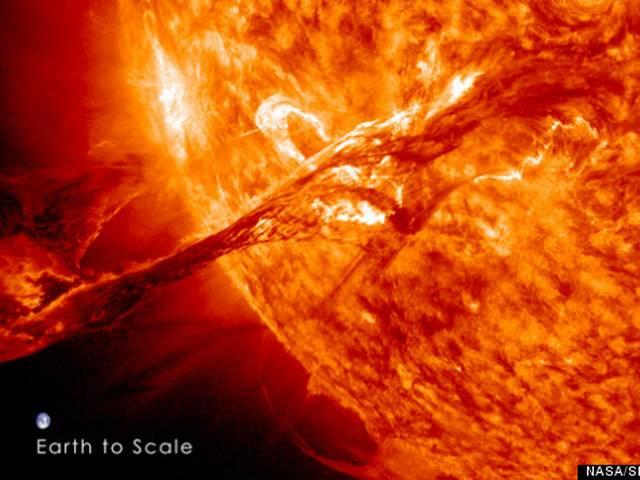 दो साल पहले सूर्य पर आई तबाही से बची पृथ्वी : नासा nasa