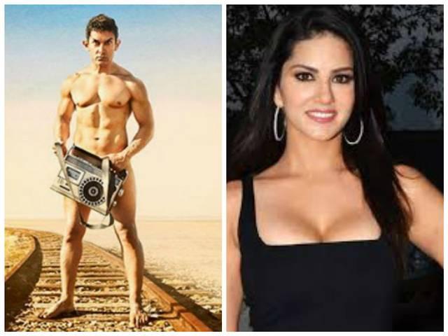 ‘पीके’ के फर्स्ट लुक में न्यूड हुए आमिर की तुलना सनी से, जोक्स हो रहे वायरल p.k_nude_look_compare_with_sunny_leone