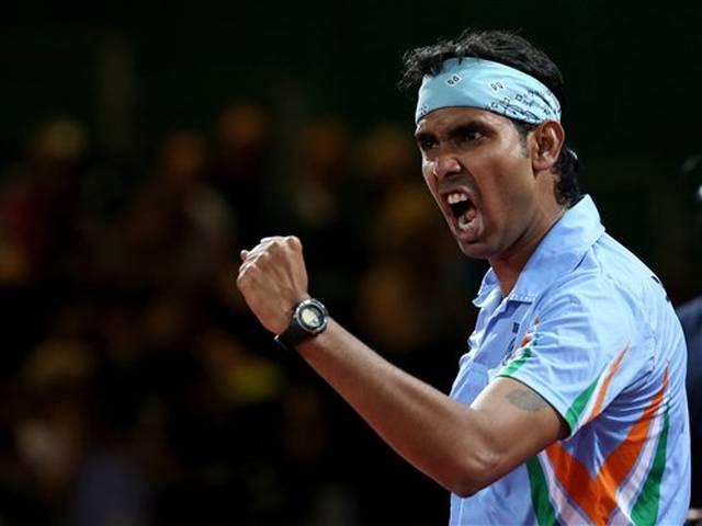 राष्ट्रमंडल खेल (टेबल टेनिस): शरत और अमलराज ने रजत पक्का किया commonwealth games_Table-tennis_Sharat_Amalraj_Silver_