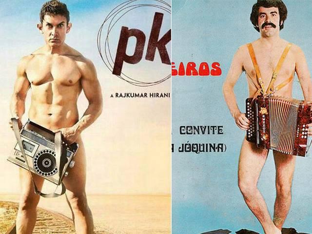 चोरी करके बनाया गया है पीके का पोस्टर? Is Aamir Khan’s ‘PK’ poster copied?