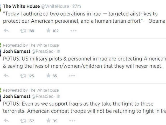 इराक में ISIS के ठिकानों पर अमेरिका हवाई हमले करेगा, ओबामा ने दी मंजूरी _Obama _orders _air _strike _against _Iraq