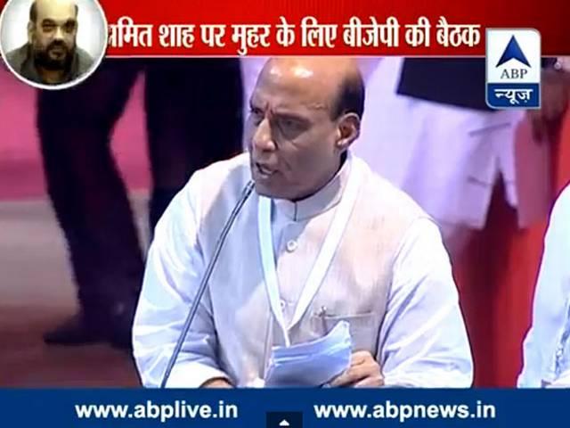 अमित शाह का जेडीयू गठबंधन पर हमला, बोले- सत्ता के लिए नीतीश लालू की गोद में बैठे BJP national council meet to ratify Amit Shah as party chief