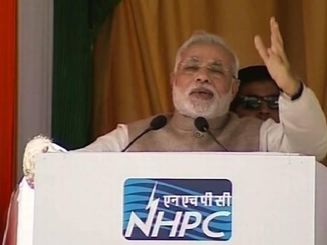 मोदी ने कहा - न खाऊंगा, न खाने दूंगा modi_leh_jammu kashmir