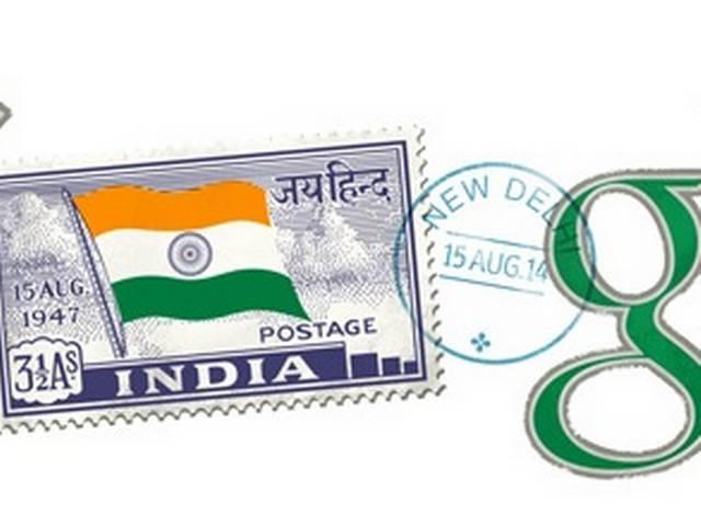 गूगल ने डूडल के माध्यम से दी स्वतंत्रता दिवस की बधाई google_doodle