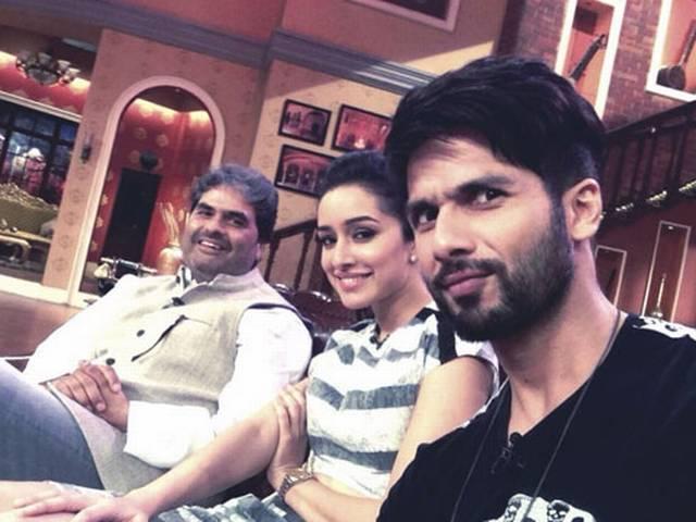 कॉमेडी नाइट्स में 'हैदर' का प्रमोशन करते दिखेंगे श्रद्धा और शाहिद Shahid kapoor shooting for haider promotion on comedy nights