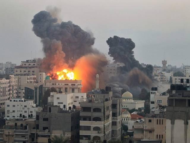 गाजा पर इजरायली हमले में 3 मरे, कई घायल gaza_attack