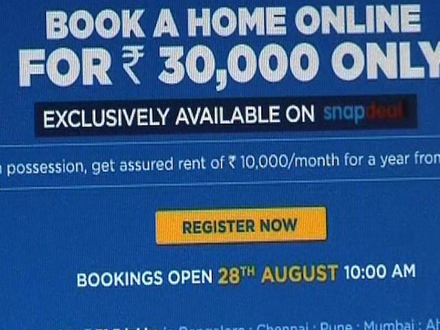 अब ऑनलाइन खरीदें घर snap deal_tata homes