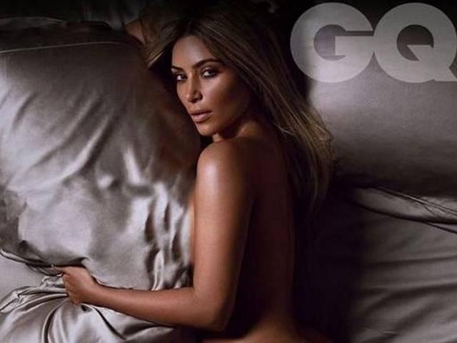 GQ मैगजीन के लिए न्यूड हुईं किम कर्दाशियां Kim Kardashian Poses Nude For British GQ