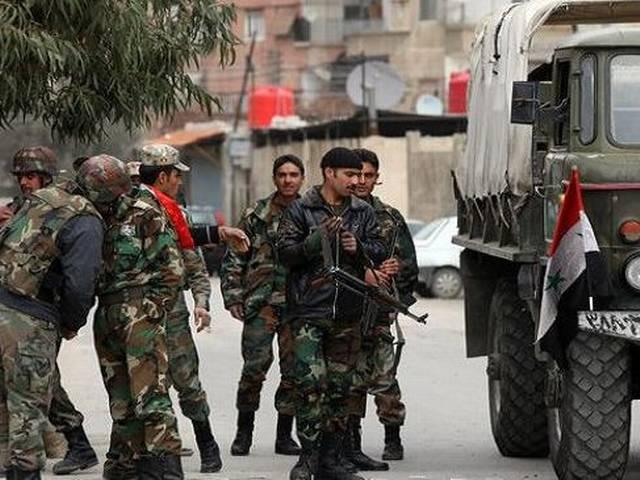 सीरियाई सेना ने दमिश्क के पास के शहर पर कब्जा किया Syrian_army_captured_the_town_near_Damascus