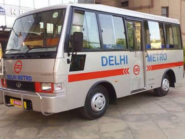शिवाजी स्टेडियम मेट्रो स्टेशन से कल से शुरू होगी मेट्रो फीडर बस सेवा metro_bus