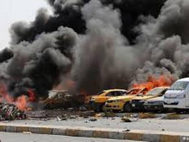 बगदाद में कार बम विस्फोट में कम से कम 14 की मौत car bomb blast kills 14 in Baghdad, Iraq