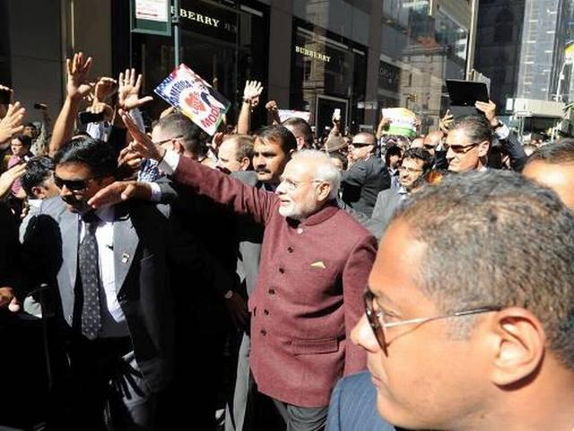 यहां पढ़ें पूरा शेड्यूल: न्यूयॉर्क पहुंचने पर मोदी का भव्य स्वागत, न्यू यॉर्क सिटी के मेयर से मिले modi reach newyork in night