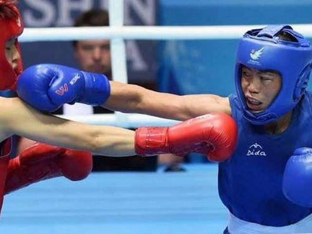 एशियाई खेल: बॉक्सिंग क्वीन मैरी कोम फाइनल में पहुंचीं asian games: boxer mary kom makes it final