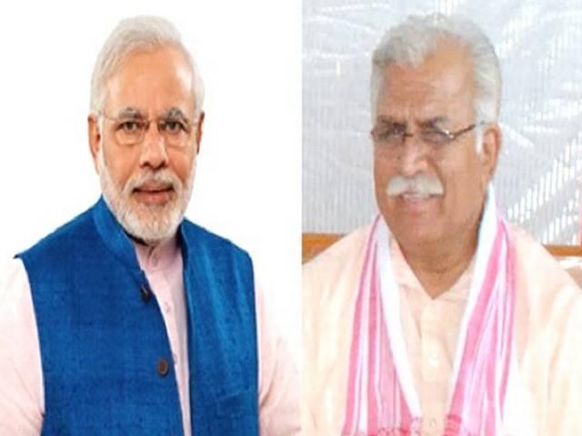 खट्टर के शपथग्रहण समारोह में शामिल होंगे प्रधानमंत्री, बीजेपी के सीनियर नेता modi_manohar lal khattar_CM oath ceremony