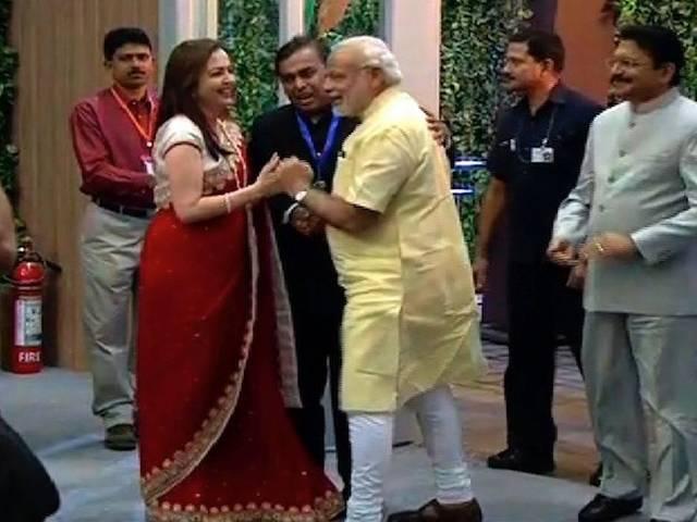 मोदी ने एच.एन. रिलायंस अस्पताल का उद्घाटन किया modi_h n reliance_ambani