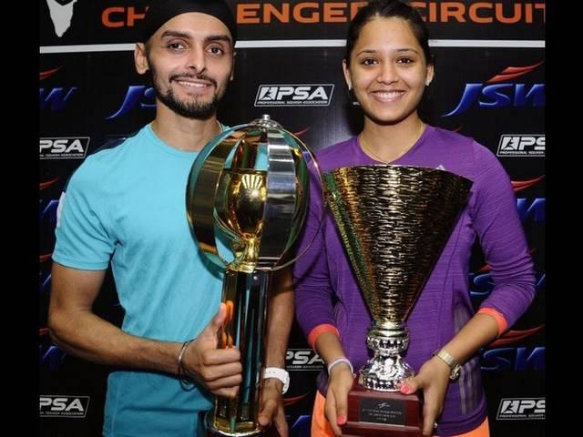 दीपिका, संधू ने जीता जेएसडब्ल्यू स्क्वॉश चैलेंजर खिताब Deepika , Sandhu won Challenger titles JSW Squash