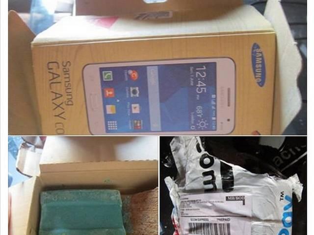 'ONLINE SHOPPING: ऑर्डर किया स्मार्टफोन, डिब्बे से निकली साबुन की टिकिया' Man orders smartphone, gets bar of soap instead