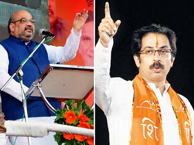 महाराष्ट्र में बीजेपी-शिवसेना के बीच विवाद बढ़ा shivsena