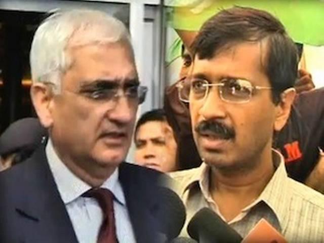 सलमान खुर्शीद की धमकी पर केजरीवाल का जवाब सलमान खुर्शीद की धमकी पर केजरीवाल का जवाब