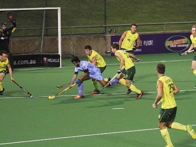 सुनील के गोल से भारत ने ऑस्ट्रेलिया को हराया ind aus hockey