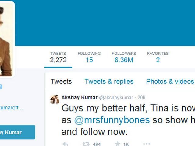 अभिनेत्री ट्विंकल खन्ना ने ट्विटर ज्वाइन किया Twinkle Khanna Debuts on Twitter as ‘mrsfunnybones’