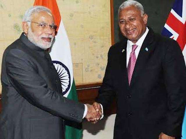 भारत ने फिजी के लिए रिण सुविधा बढ़ाकर 7.5 करोड़ डॉलर की india increases aid for fiji