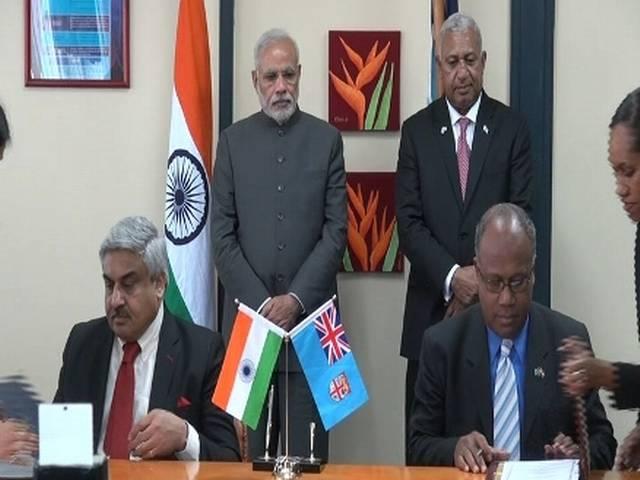भारत, फिजी ने 3 एमओयू पर हस्ताक्षर किए fiji_india_mou