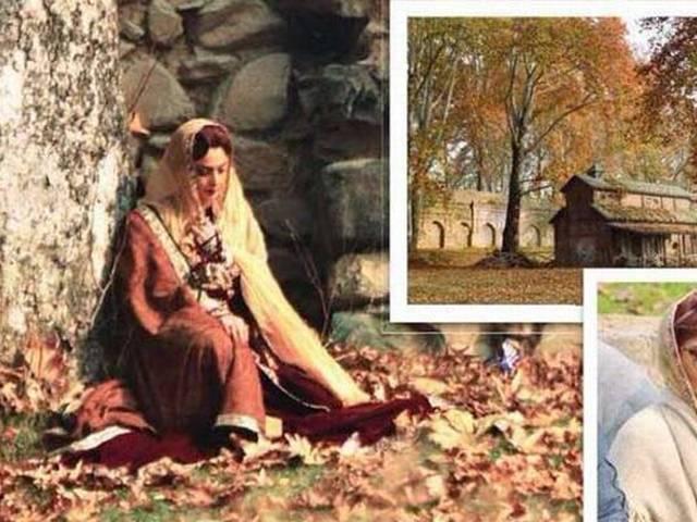 Leak हुआ 'फितूर' में रेखा का लुक, विग और लाल जोड़े में नजर आईं Rekha shoots at Nishat Bagh for ‘Fitoor’, looks revealed