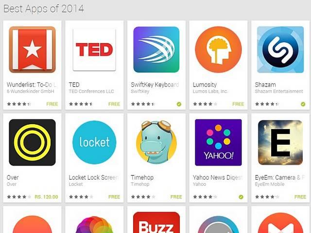 ...तो ये हैं साल के सबेस बेहतरीन एप्स Google Unveils ‘Best Apps of 2014’ Section on Play Store