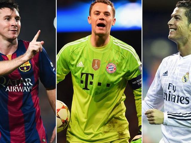 मेसी, रोनाल्डो, नूएर बैलन डी ऑर की अंतिम रेस में Cristiano Ronaldo, Lionel Messi & Manuel Neuer on Ballon d’Or list