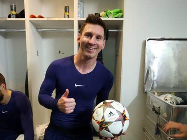 मेस्सी की एक और हैट्रिक another hat trick by leo messi