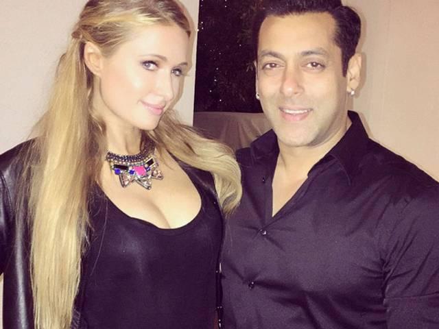 पार्टी में सलमान ने पेरिस हिल्टन के साथ की जमकर मस्ती,साथ में लगाए ठुमके PARIS HILTTON MEET SALMAN KHAN DURING PARTY