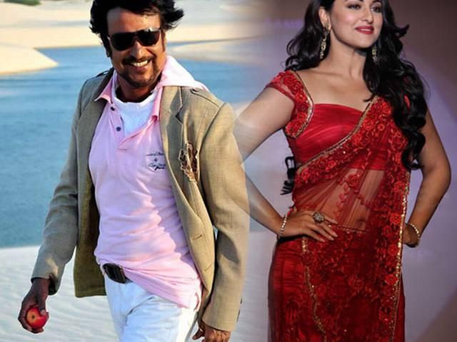 रजनीकांत ने जन्मदिन पर की सोनाक्षी सिन्हा से रोमांस rajnikant film release