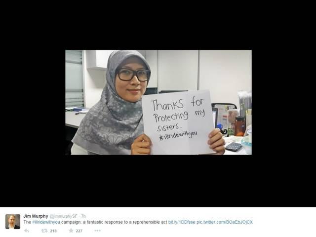 सिडनी के मुसलमानों के लिए ट्विटर पर #Iillridewithyou ट्रेंड sydney_twitter