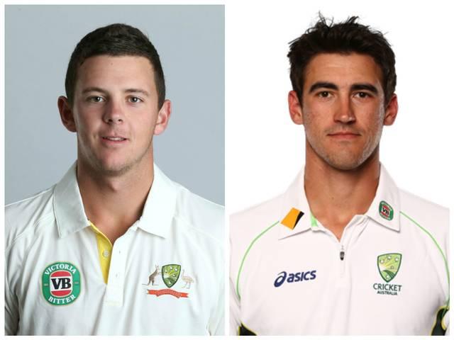 दूसरे टेस्ट के लिये हेजलवुड, स्टार्क ऑस्ट्रेलियाई टीम में Hazlewood, Starc in Australia team for Brisbane Test