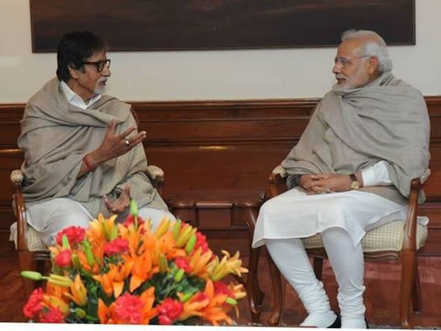 पीएम से मिले 'शहशांह' amitabh meet modi