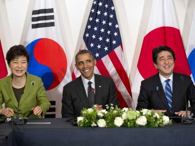 दक्षिण कोरिया, जापान, अमेरिका के बीच त्रिपक्षीय समझौता south korea, US and Japan to Share Intel on North Korea