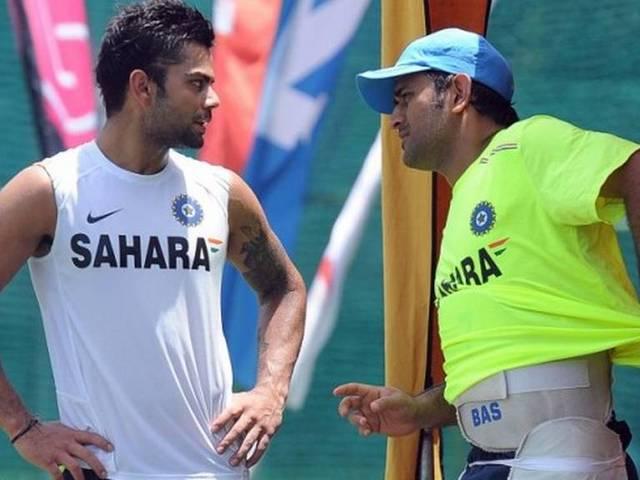 धोनी के नक्शेकदम पर चलने की कोशिश करूंगा: कोहली kohli on dhoni