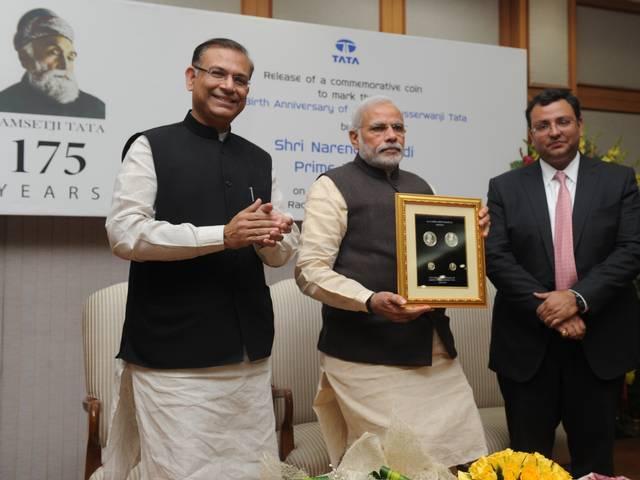 जमशेदजी टाटा के सम्मान में सिक्का जारी modi_tata