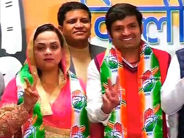 दिल्ली: बीजेपी में जाने की चर्चा के बीच निर्दलीय विधायक शौकीन कांग्रेस में शामिल rambir shaukeen