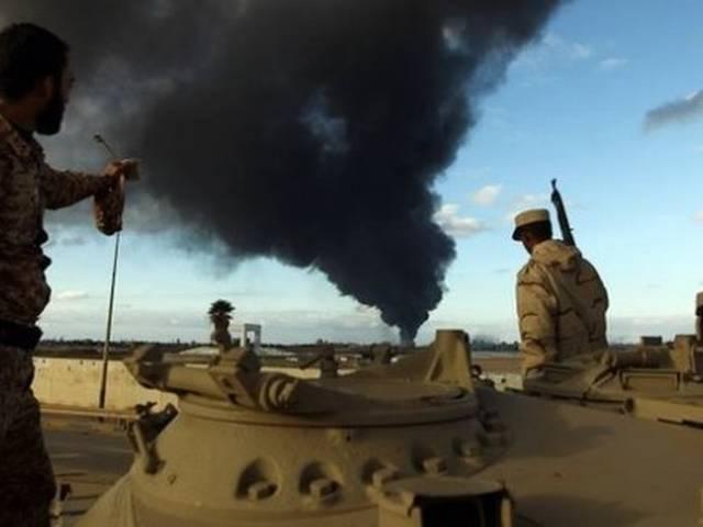 लीबियाई सरकार ने संयुक्त राष्ट्र वार्ता से पहले संघषर्विराम की घोषणा की Libyan government army declares ceasefire