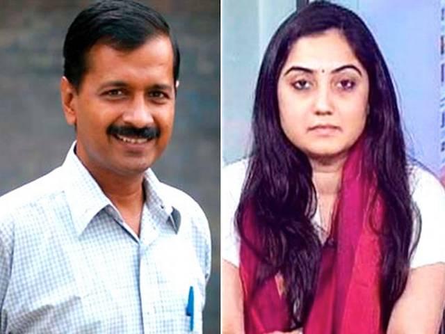 केजरीवाल के खिलाफ बीजेपी ने दिया नूपुर शर्मा को टिकट keriwalvs_noopur