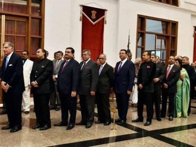 ओबामा से मिलने के लिए लाइन में लगे टॉप बिजनेस मैन obama-meat-top-ceo-of-india